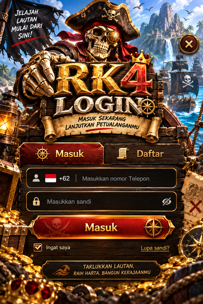 RK4 Login game strategi bajak laut